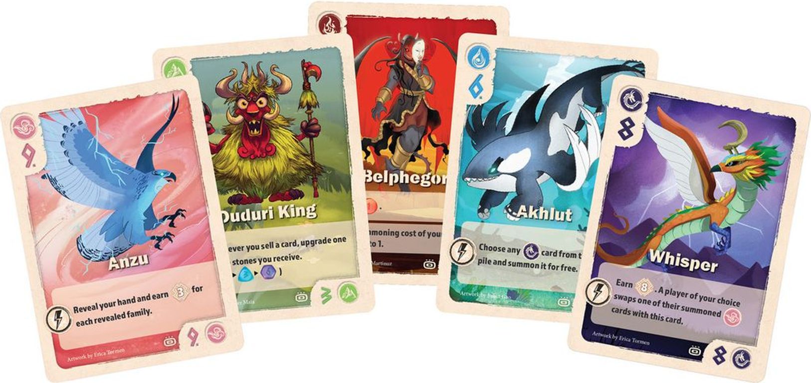 The Vale of Eternity: Artifacts cartes