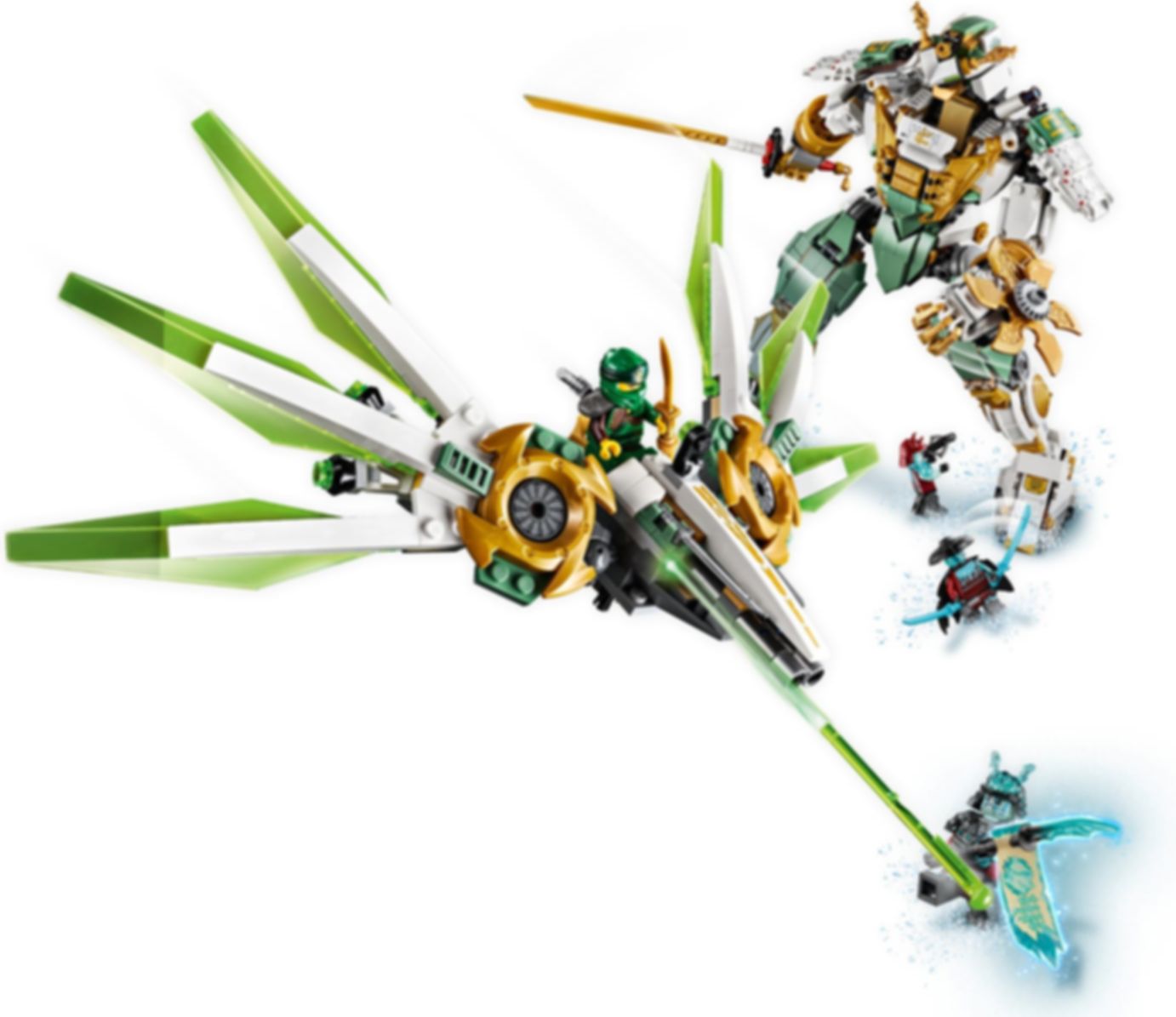 LEGO® Ninjago Il Mech Titano di Lloyd componenti