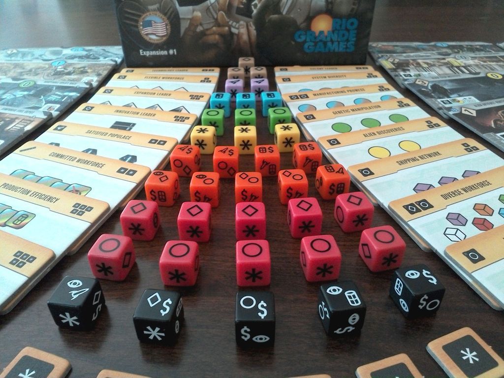 Roll for the Galaxy: Ambition composantsRoll for the Galaxy: Ambition composants