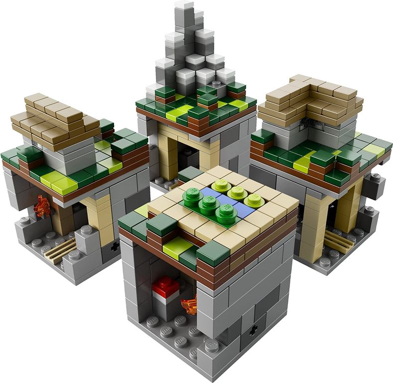 LEGO® Minecraft Micro World The Village components