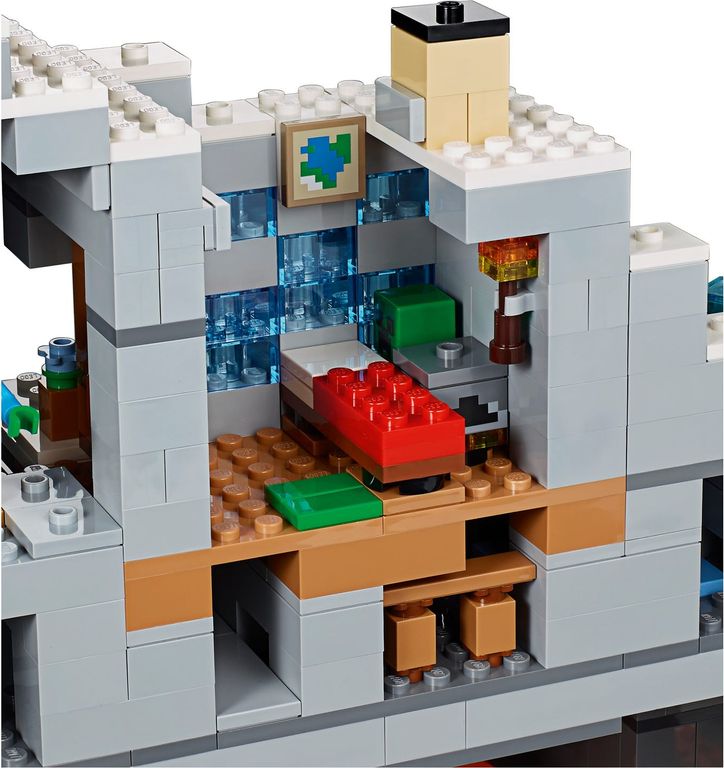 LEGO® Minecraft De grot in de bergen interieur