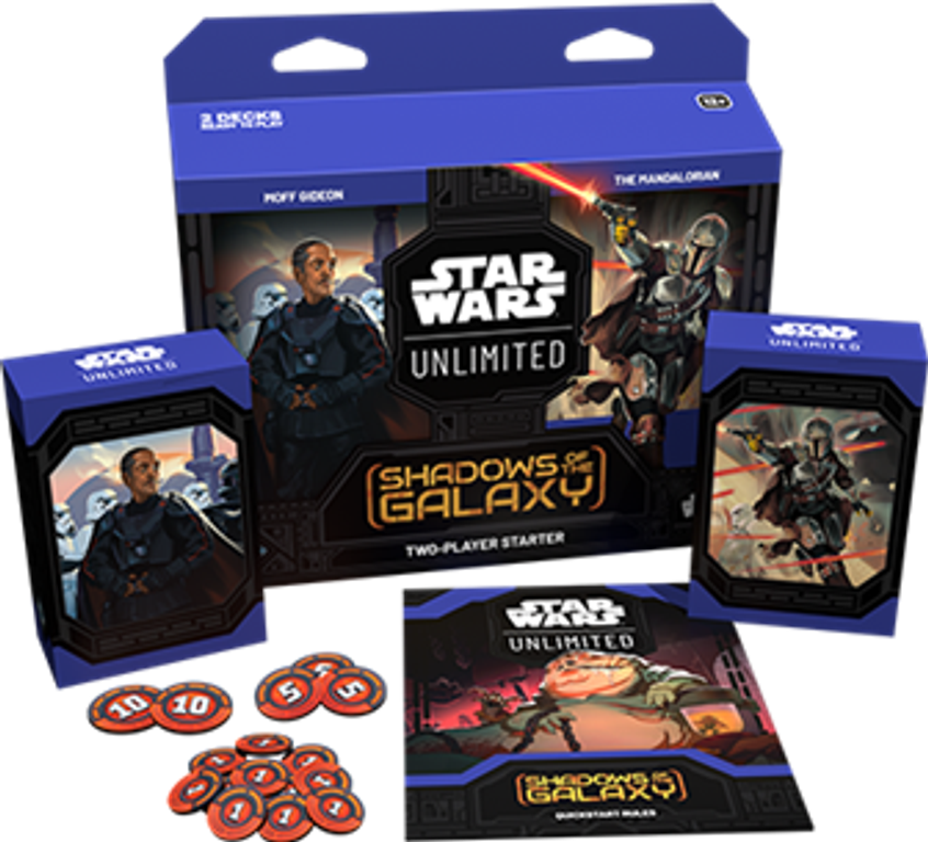 Star Wars: Unlimited - Shadows of the Galaxy: Two-Player Starter caja