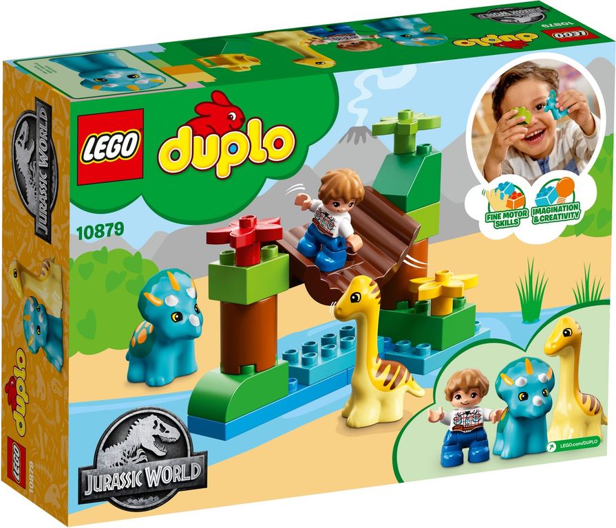 LEGO® DUPLO® Minizoo: Gigantes Mansos parte posterior de la caja