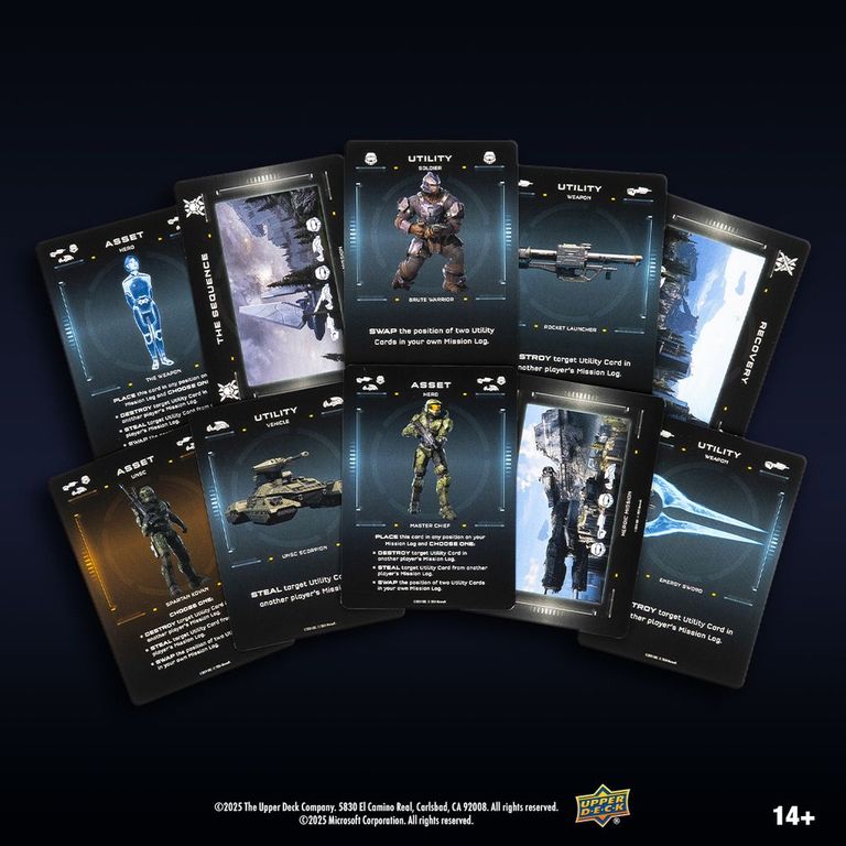 HALO: Mission Command cards