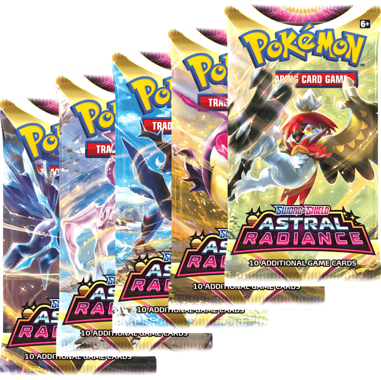Pokémon TCG: Sword & Shield-Astral Radiance Booster Display Box (36 Packs) componenti