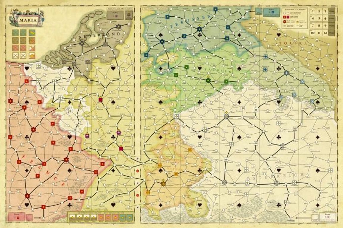 Maria plateau de jeu