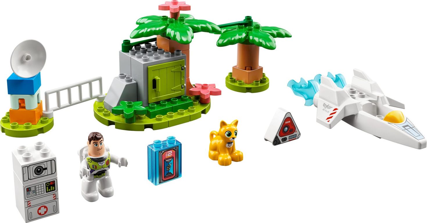 LEGO® DUPLO® Buzz Lightyear’s Planetary Mission components