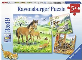 3 puzzles : l'heure des câlins