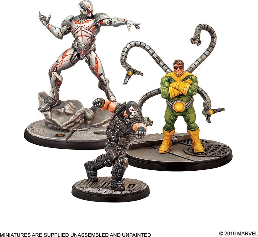 Marvel: Crisis Protocol miniaturen