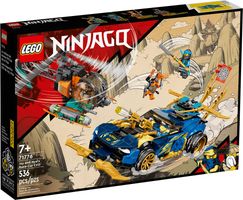 LEGO® Ninjago La voiture de course de Jay et Nya - Évolution
