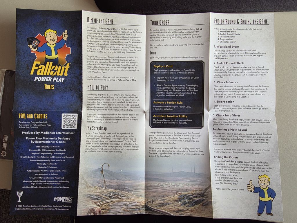 Fallout: Power Play manual