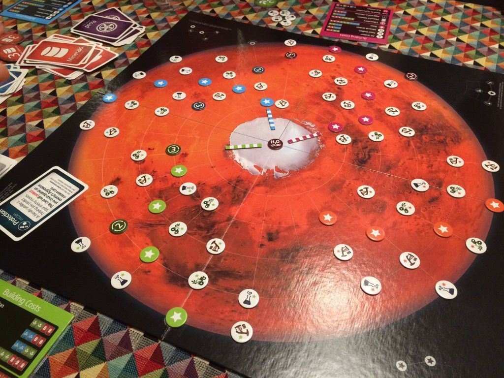 Mission to Mars 2049 game board