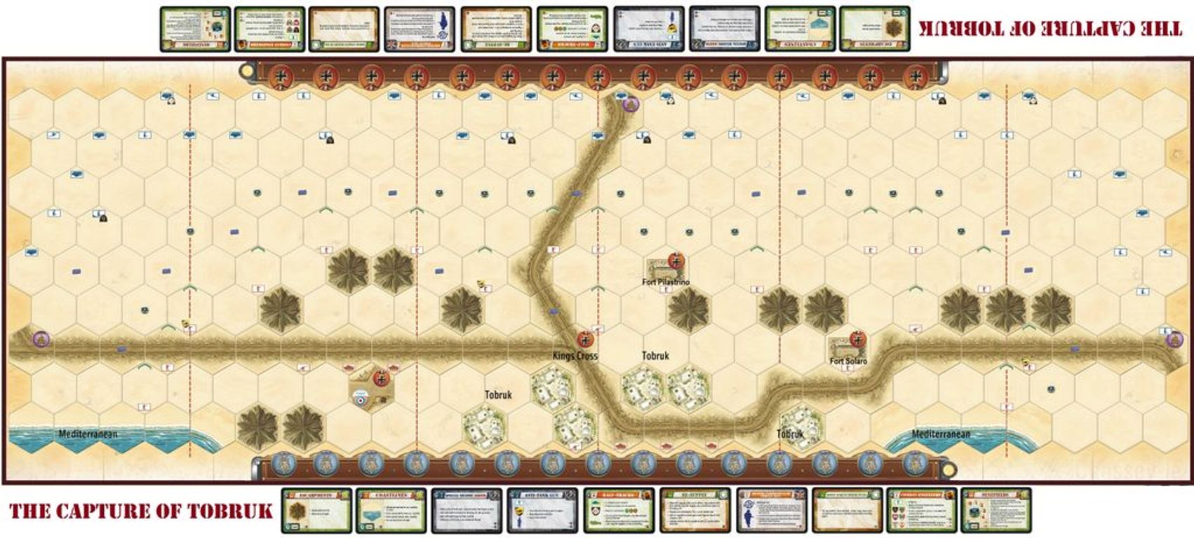 Memoir '44: Disaster at Dieppe game board