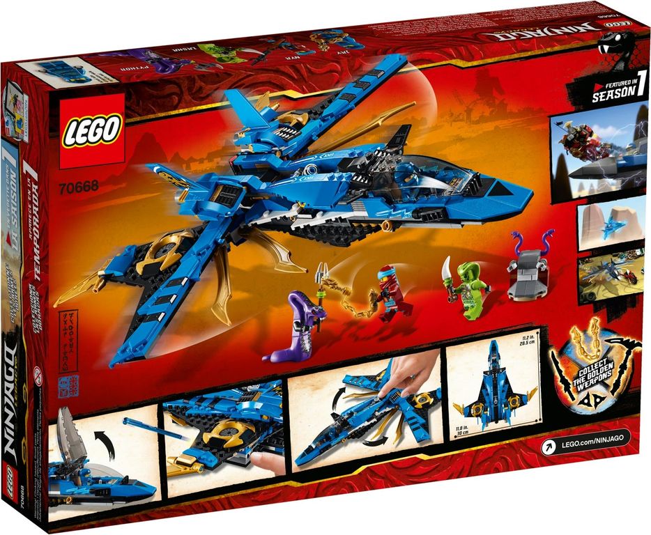 LEGO® Ninjago Jay's Storm Fighter back of the box