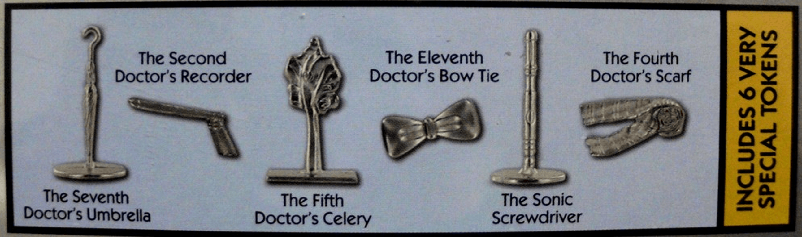 Doctor Who Monopoly 50th Anniversary Collectors Edition components
