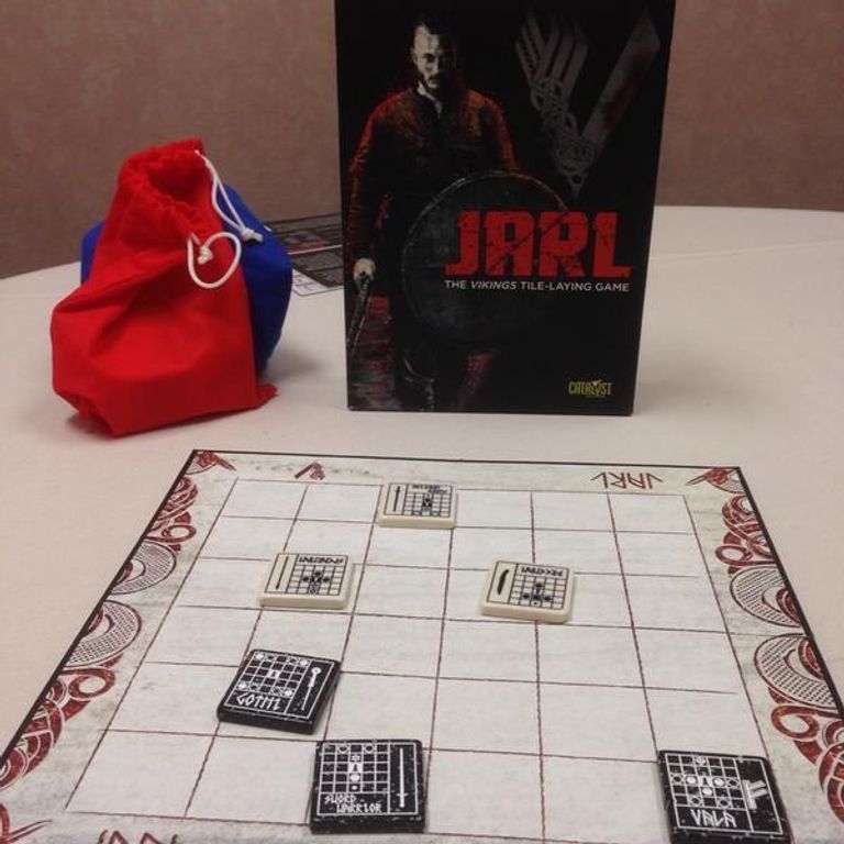 Jarl: The Vikings Tile-Laying Game komponenten