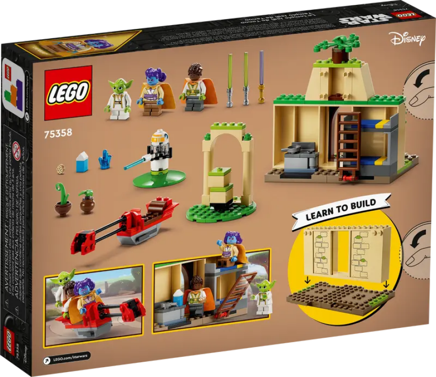 LEGO® Star Wars Templo Jedi de Tenoo parte posterior de la caja