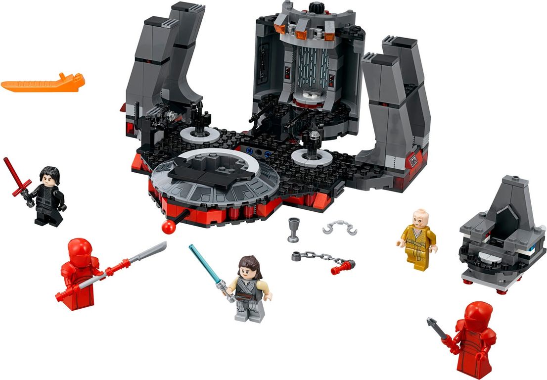 LEGO® Star Wars Snoke's Throne Room components