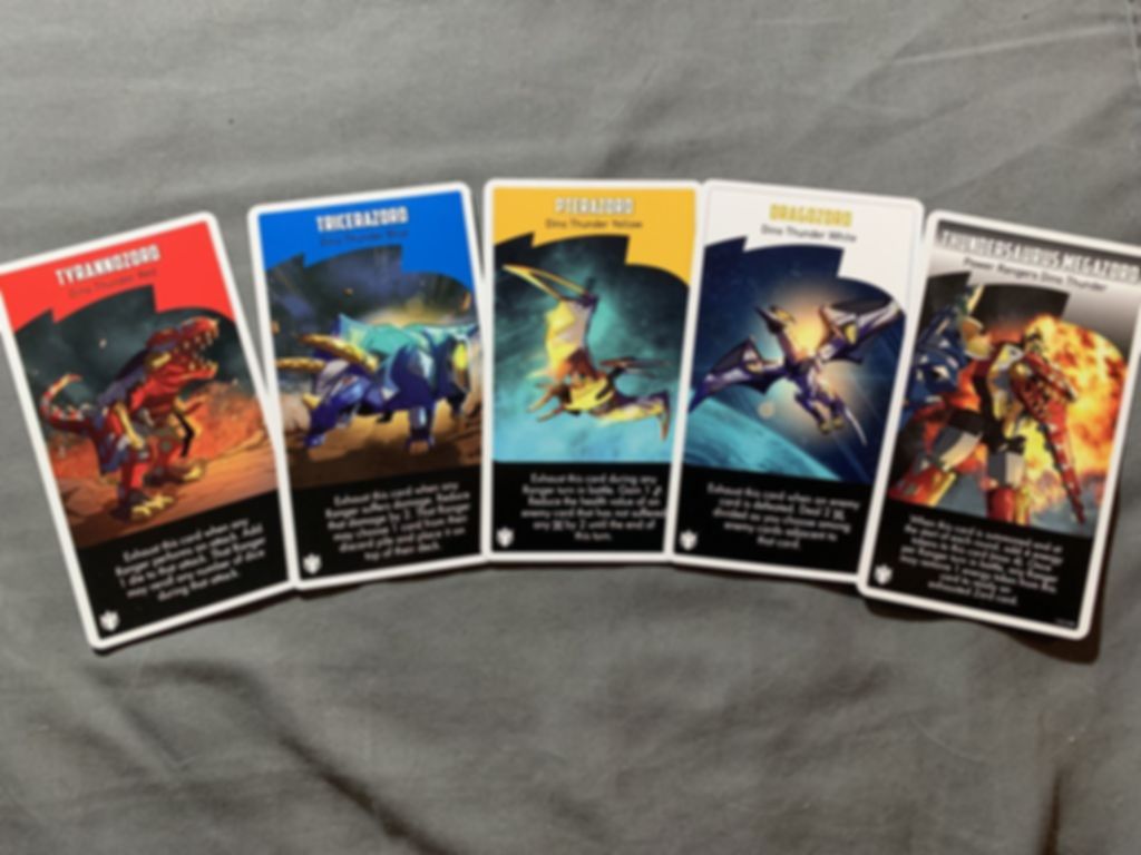 Power Rangers: Heroes of the Grid – Dino Thunder Pack cards
