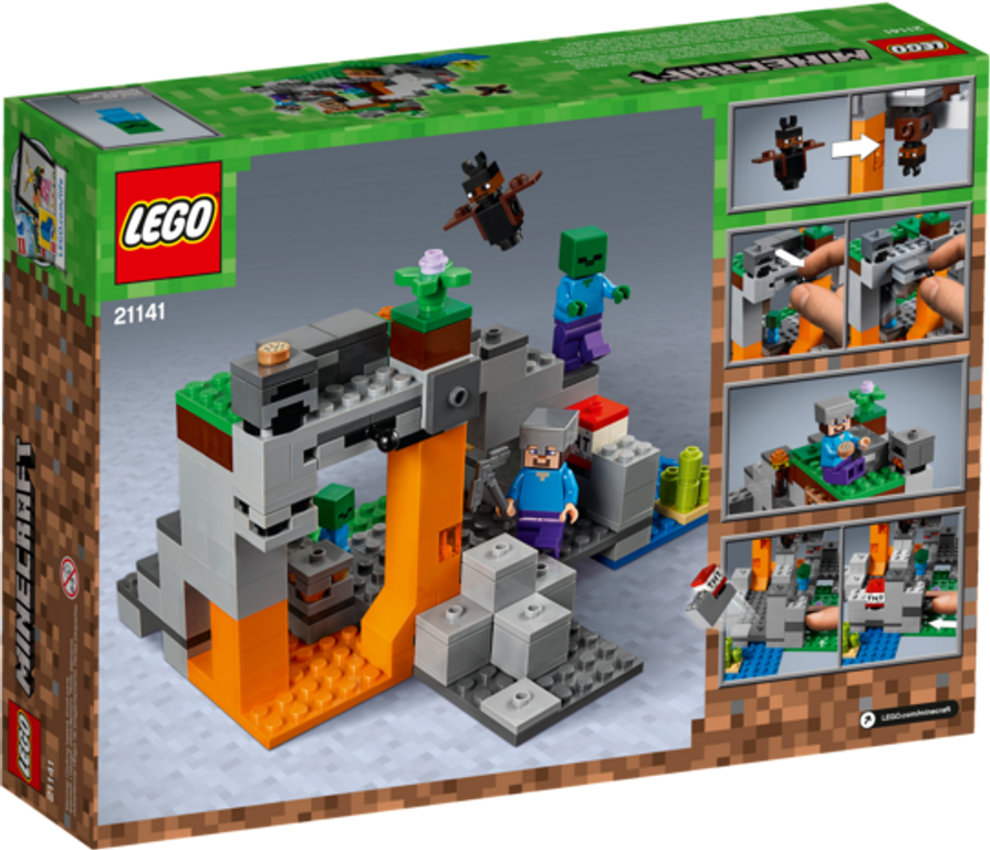 LEGO® Minecraft Zombiehöhle Beliebtes rückseite der box