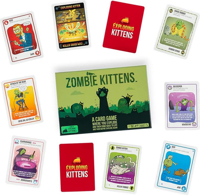 Zombie Kittens cartas