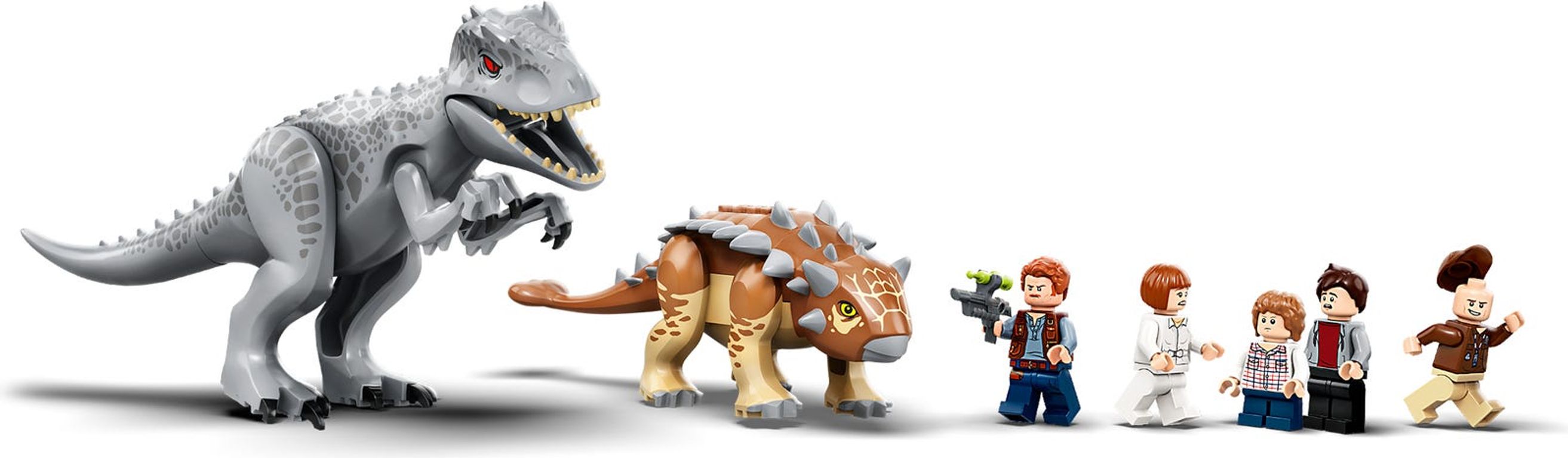 LEGO® Jurassic World Indominus Rex vs. Ankylosaurus minifigures