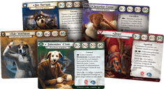 Barkham Horror: The Card Game - The Meddling of Meowlathotep: Scenario Pack cards