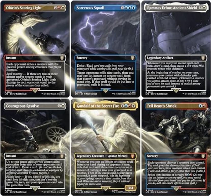 Magic: The Gathering - The Lord of The Rings: Tales of Middle - Gandalf in Pelennor Fields cards