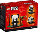 LEGO® BrickHeadz™ Pandas del Año Nuevo Chino parte posterior de la caja