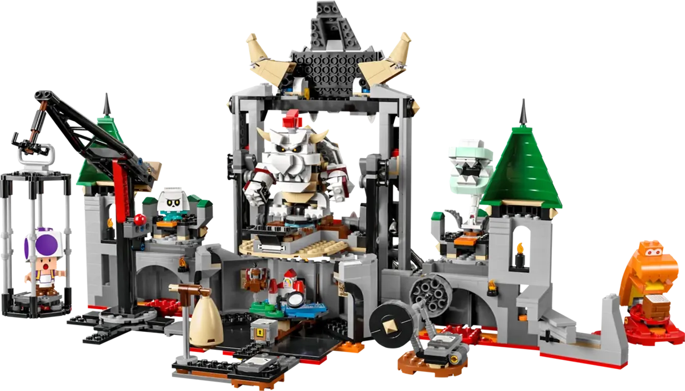 LEGO® Super Mario™ Dry Bowser Castle Battle Expansion Set interior