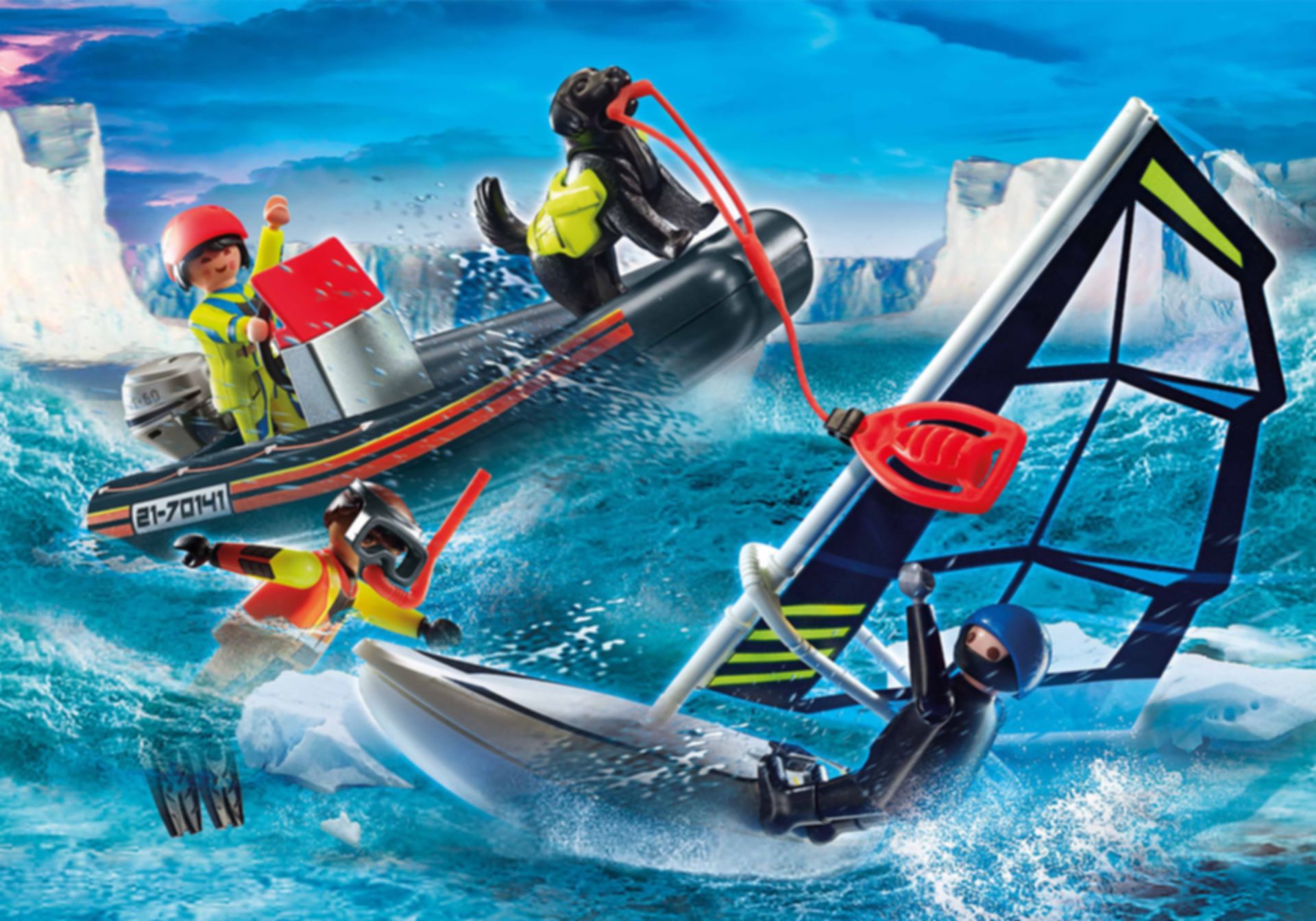 Playmobil® City Action Water Rescue with Dog