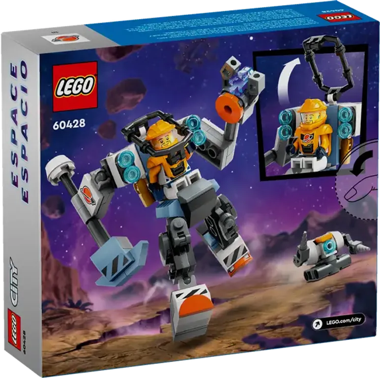 LEGO® City Weltraum-Mech rückseite der box