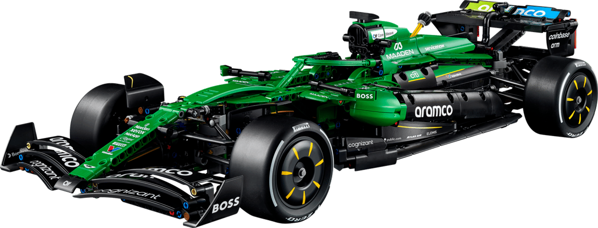 LEGO® Technic Aston Martin Aramco AMR25 F1® Car components