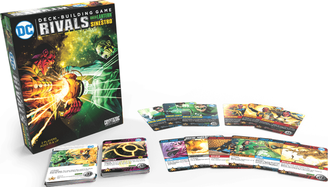 DC Deck-Building Game: Rivals – Green Lantern vs Sinestro boîte