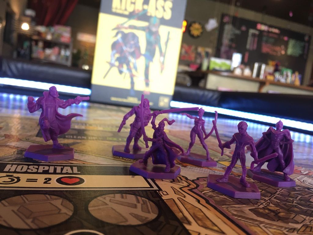 Kick-Ass: The Board Game miniatures