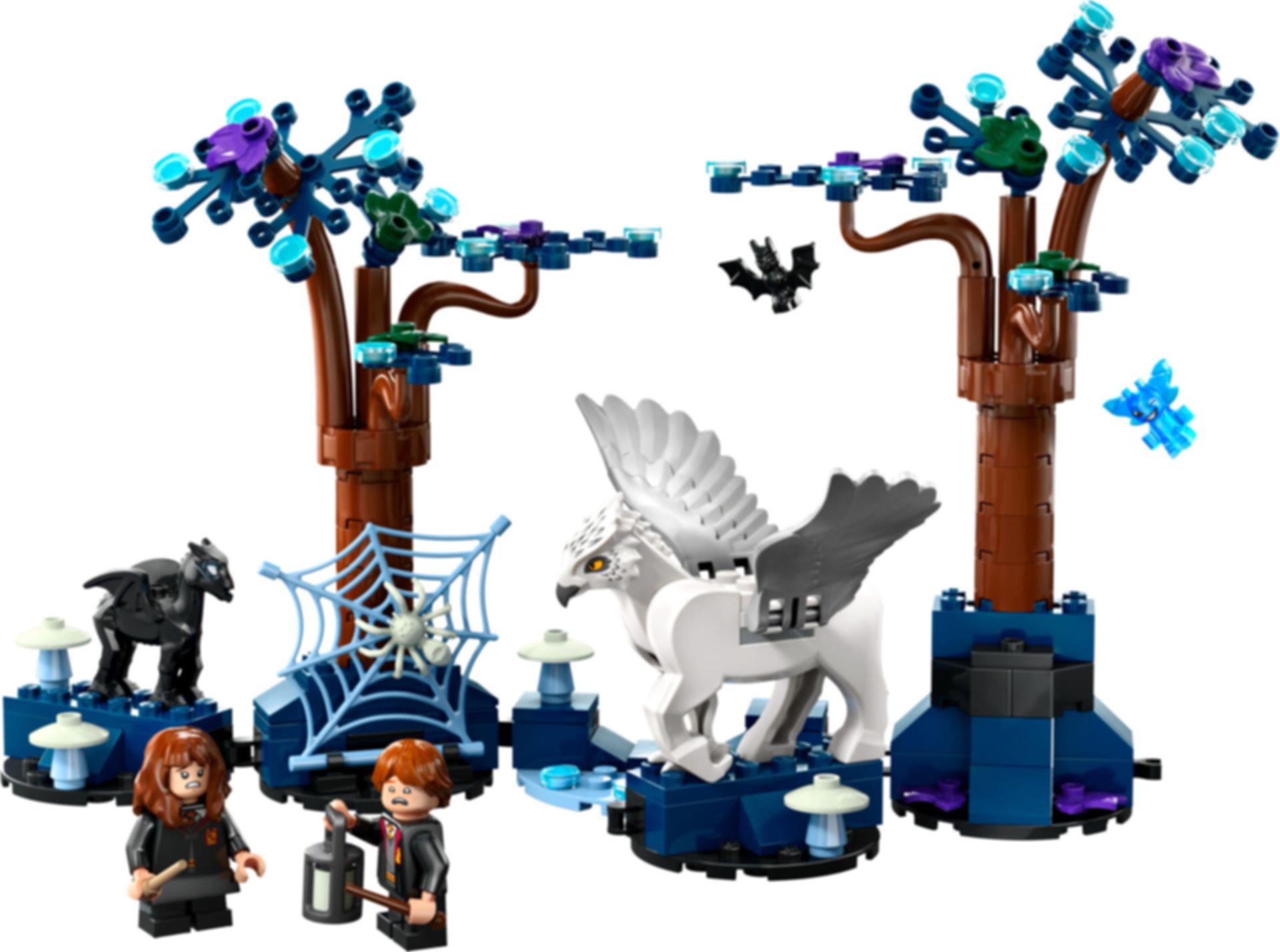 LEGO® Harry Potter™ Forbidden Forest: Magical Creatures components