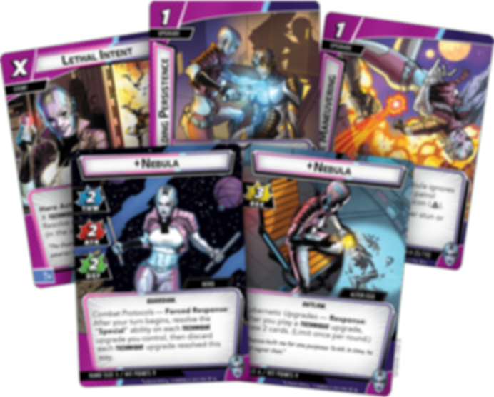 Marvel Champions: The Card Game – Nebula Hero Pack cards