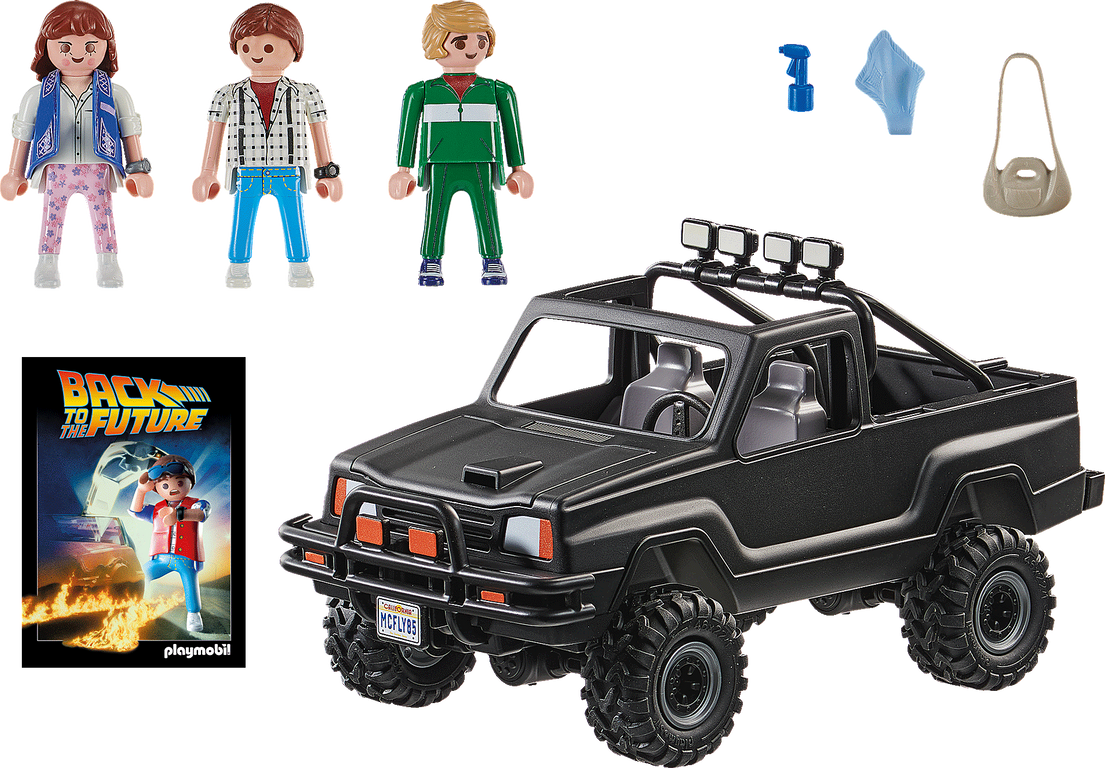 Playmobil® Back to the Future Back to the Future Marty's Pick-up Truck components