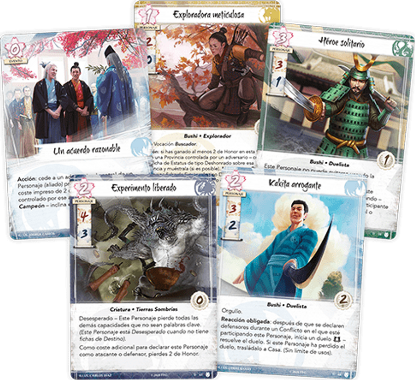 Legend of the Five Rings: The Card Game – The Temptation of the Scorpion carte