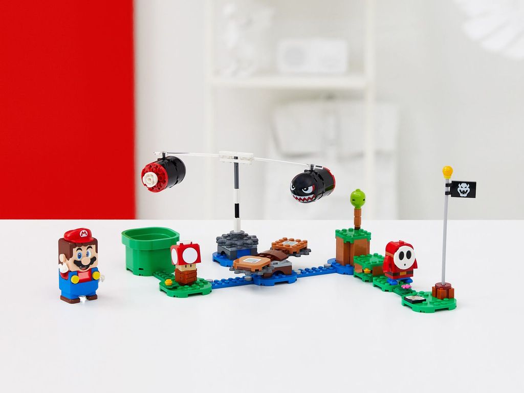 LEGO® Super Mario™ Set de expansión: Avalancha de Bill Balazos partes