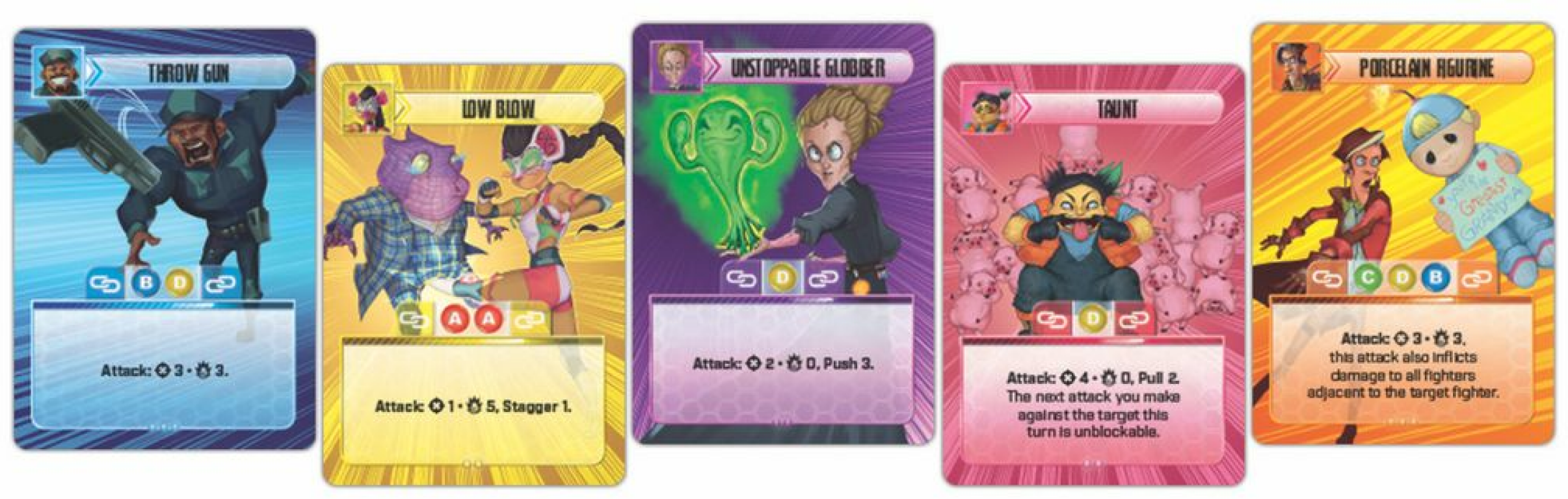 Super Punch Fighter cartes