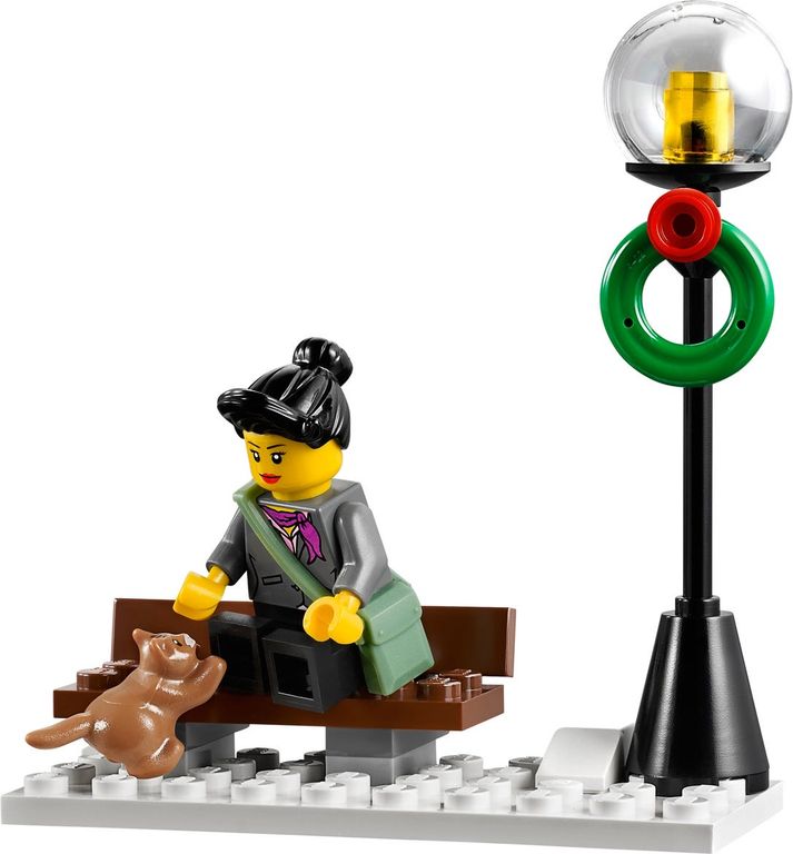 LEGO® Icons Winter Village Market components