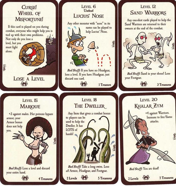 Munchkin: Conan the Barbarian cartes