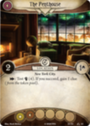 Arkham Horror: The Card Game – War of the Outer Gods: Scenario Pack Penthouse card