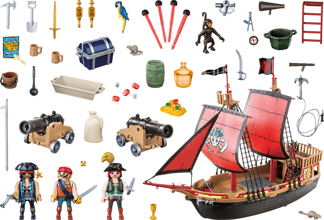 Playmobil® Pirates Pirateship components
