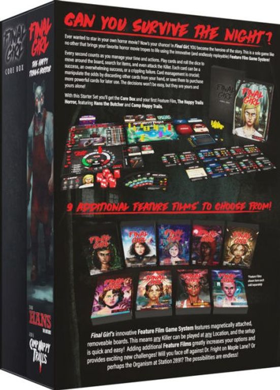 Final Girl: Starter Set back of the box