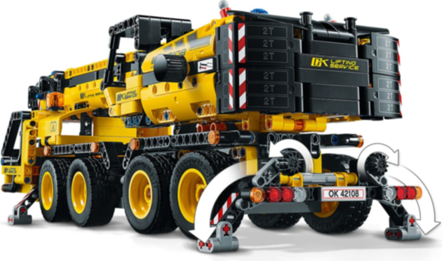 LEGO® Technic Mobile Crane components
