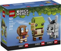 LEGO® BrickHeadz™ Personaggi di Shrek, Asino e Zenzy