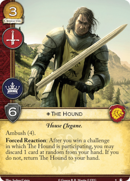 Game of Thrones Kartenspiel: Der Eiserne Thron (zweite Ausgabe) – Oberyns Rache karte