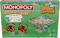 Monopoly: Animal Crossing New Horizons parte posterior de la caja